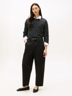 Relaxed Fit Soft Wool Jumper — Grey 3