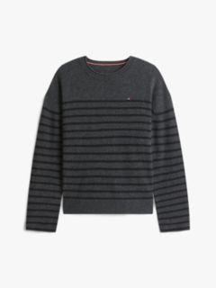 Relaxed Fit Soft Wool Jumper — Grey 5