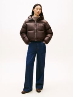 Ultra Lightweight Down Ripstop Puffer Jacket — Brown 3