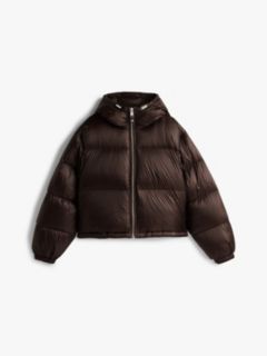 Ultra Lightweight Down Ripstop Puffer Jacket — Brown 6