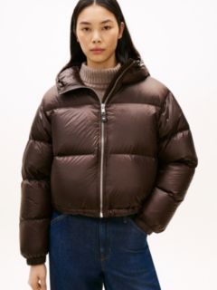 Ultra Lightweight Down Ripstop Puffer Jacket — Brown 1