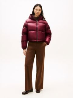Ultra Lightweight Down Ripstop Puffer Jacket — Red 3