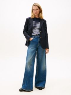 Timeless Regular Fit Wool Blend Blazer — Blue 3