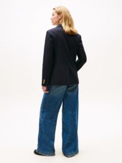 Timeless Regular Fit Wool Blend Blazer — Blue 5