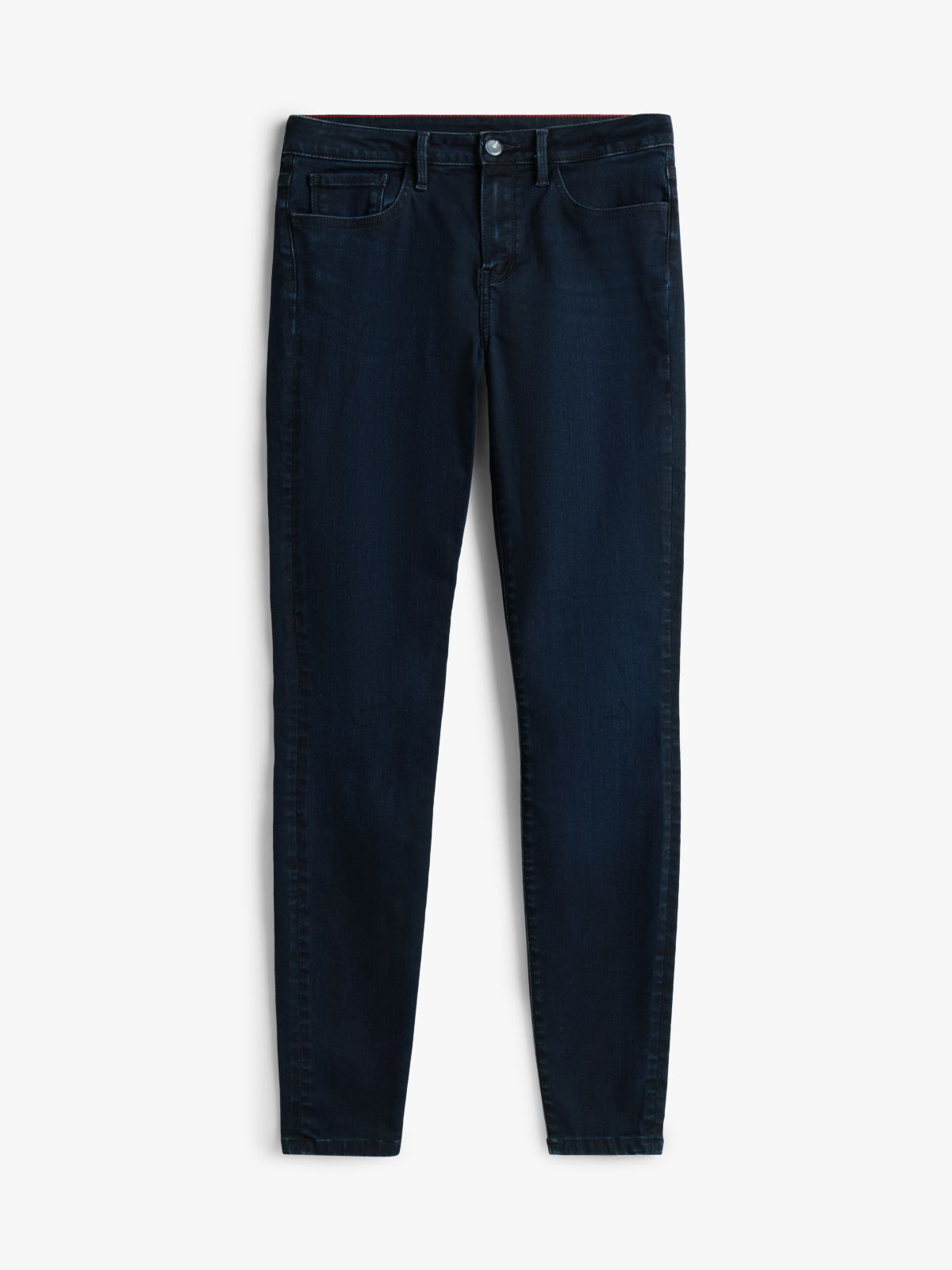 Como Mid Rise Skinny Jeans — Blue