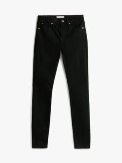 Como Mid Rise Skinny Black Jeans — Black 5