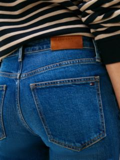 Mid Rise Slim Jeans — Blue 3