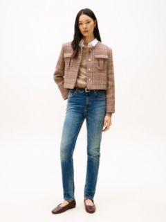 Mid Rise Slim Jeans — Blue 1