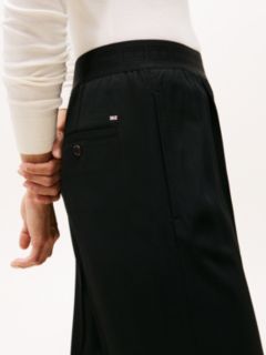Wide Leg Oversized Fit Trousers — Black 3