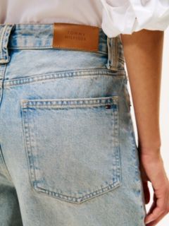 Mid Rise Relaxed Barrel Leg Jeans — Blue 3