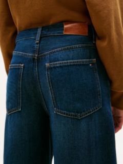 Mid Rise Relaxed Barrel Leg Jeans — Blue 3