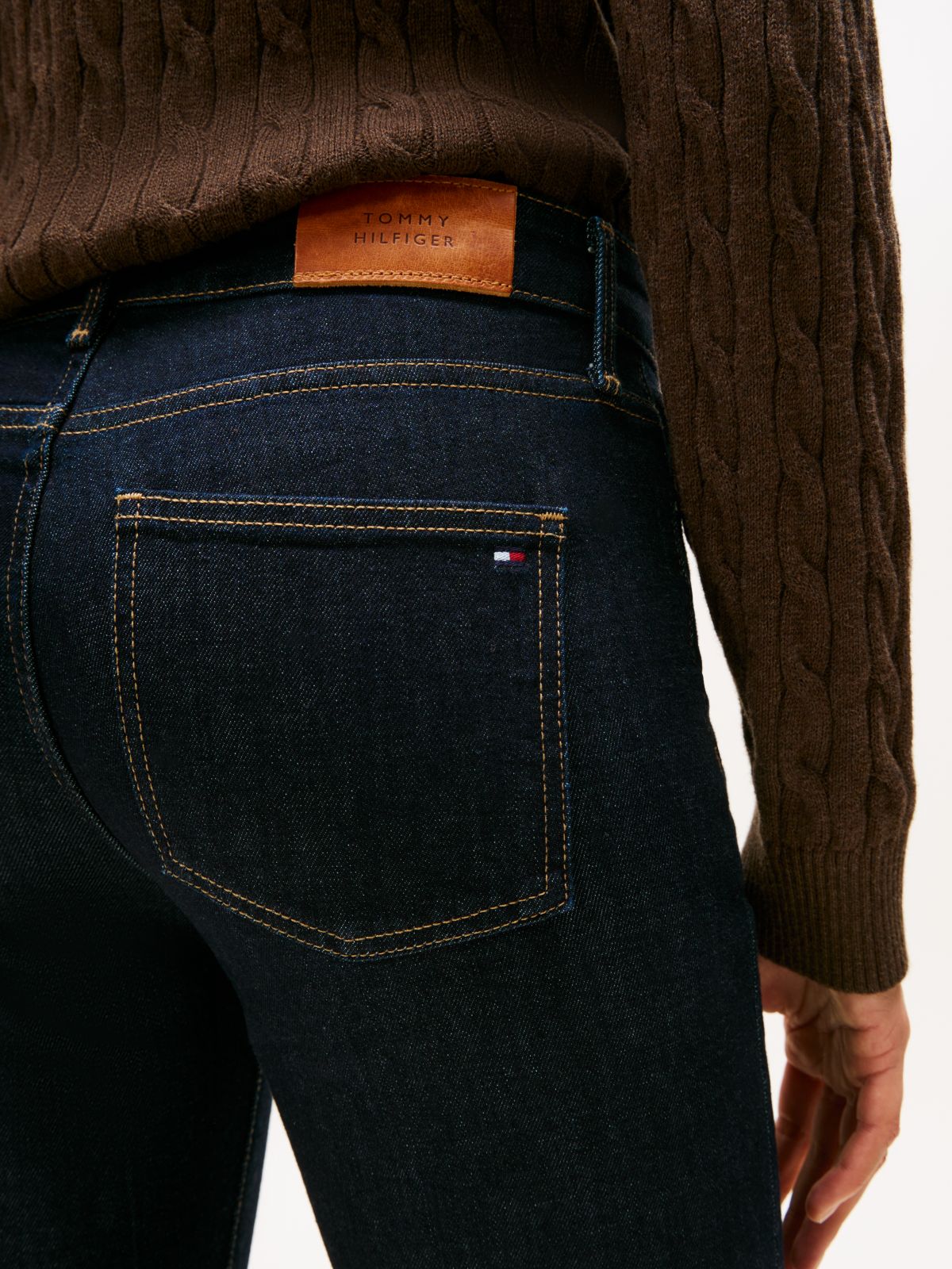 Mid Rise Bootcut Jeans — Blue