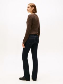 Mid Rise Bootcut Jeans — Blue 4
