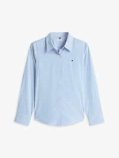 Classic Regular Fit Poplin Shirt — Blue 5