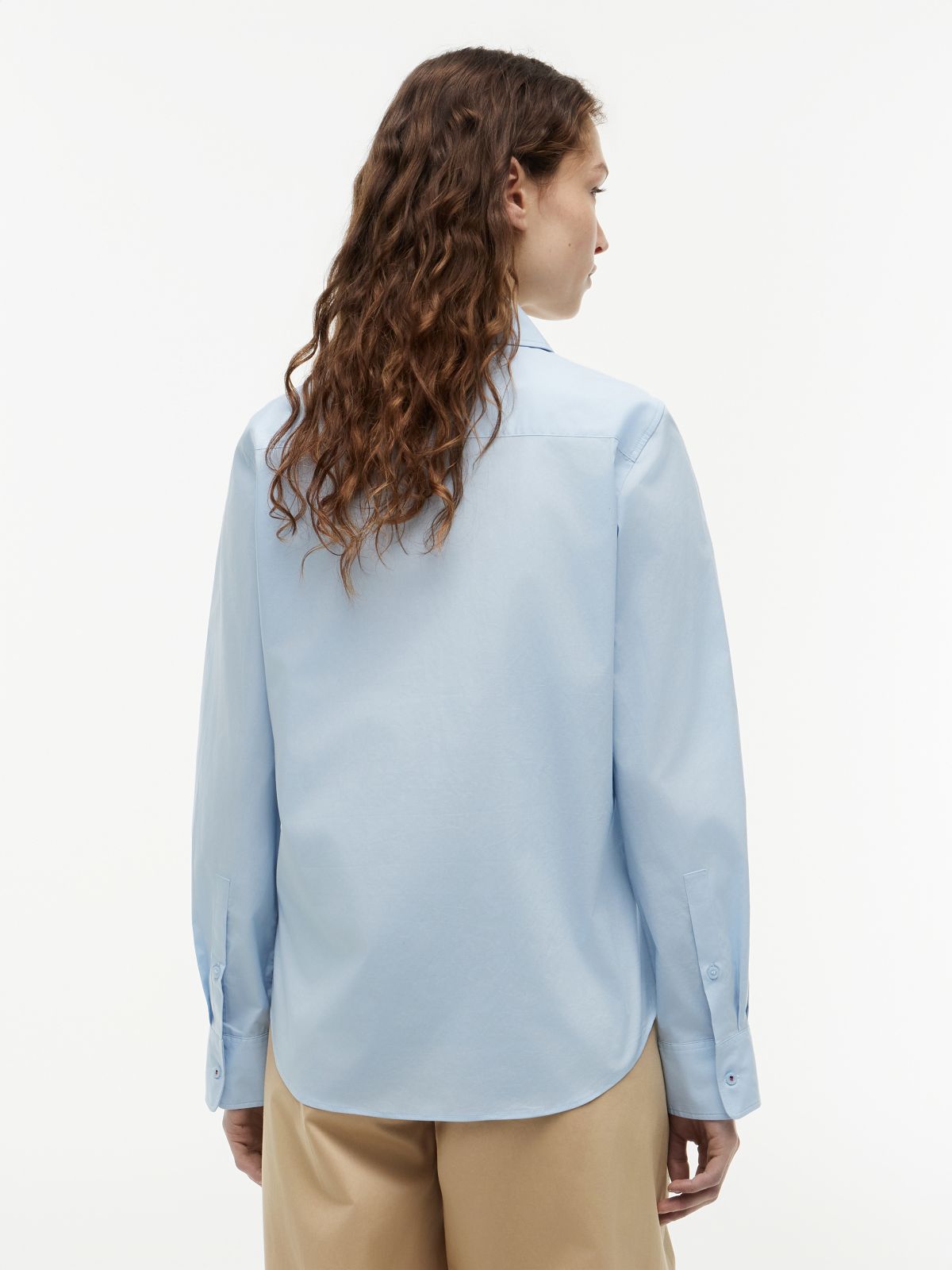 Classic Regular Fit Poplin Shirt — Blue