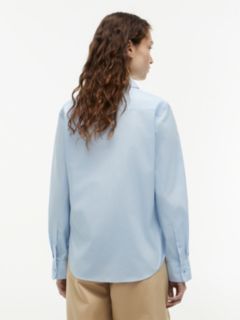 Classic Regular Fit Poplin Shirt — Blue 4