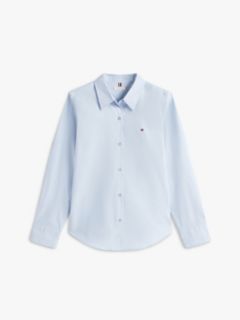 Classic Regular Fit Poplin Shirt — Blue 5