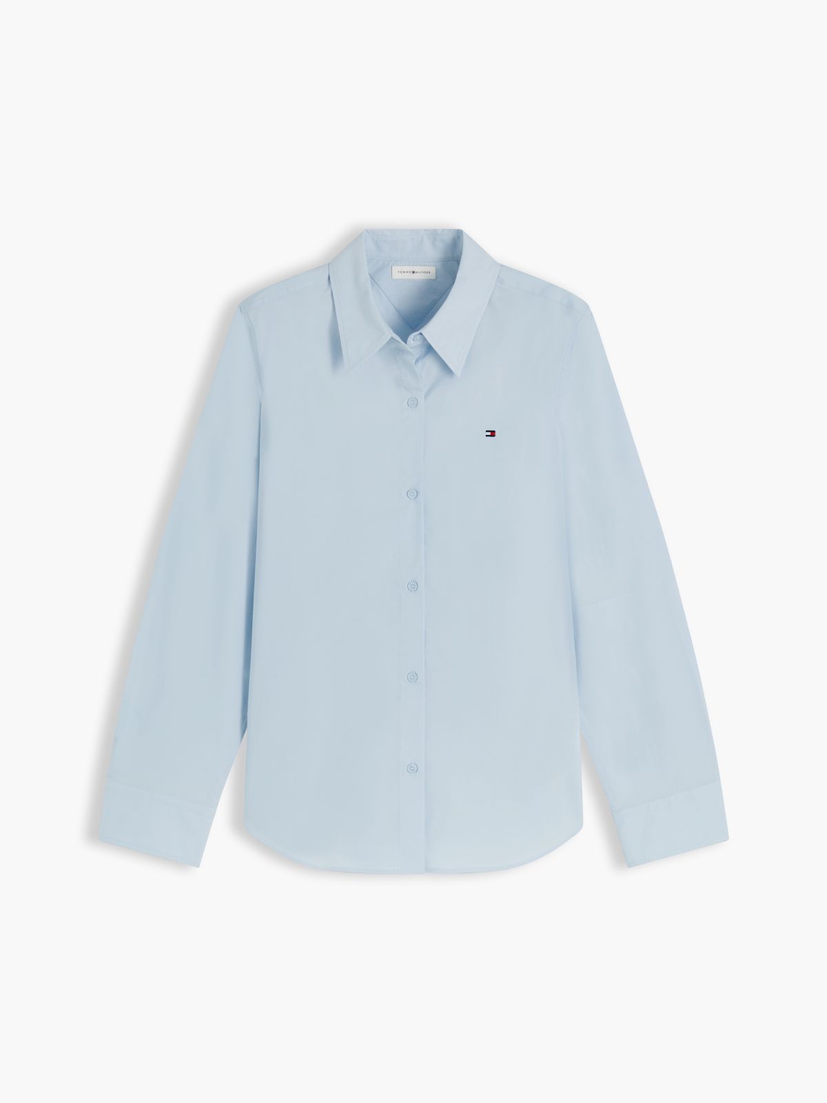 Classic Regular Fit Poplin Shirt — Blue
