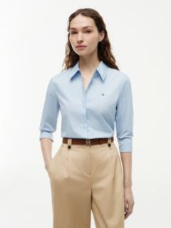 Classic Regular Fit Poplin Shirt — Blue 1