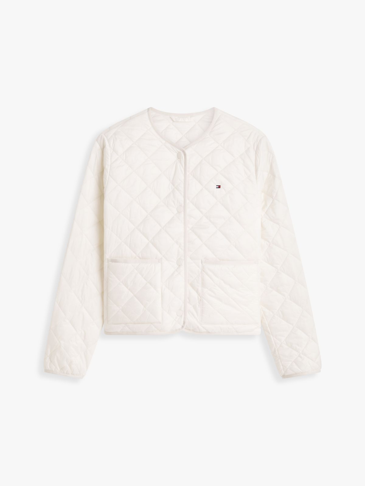 Lightweight Water Repellent Quilted Padded Jacket — Beige