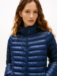 Water Repellent Padded Packable Slim Jacket — Blue 2