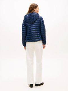Water Repellent Padded Packable Slim Jacket — Blue 4