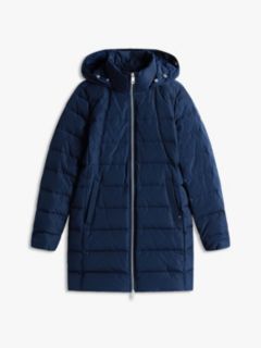 Faux Fur Hood Down Puffer Coat — Brown 6