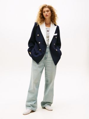 denim the runway collection oversized utility jeans for women tommy hilfiger