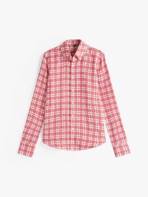 beige the runway collection regular fit seidenmix-bluse für damen - tommy hilfiger