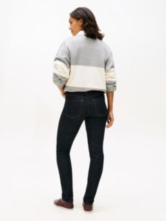 Mid Rise Slim Jeans — Blue 4
