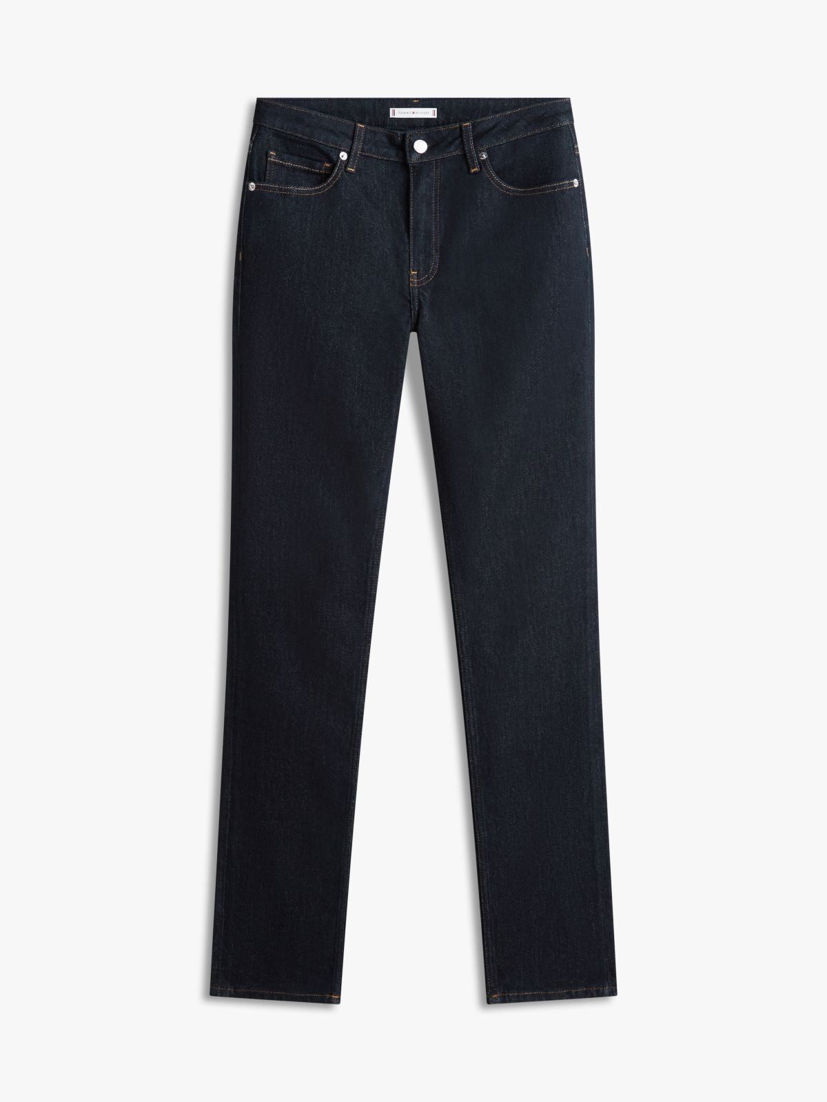 Mid Rise Slim Jeans — Blue