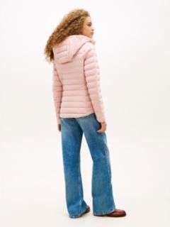 Lightweight Water Repellent Down Slim Jacket — Pink 5