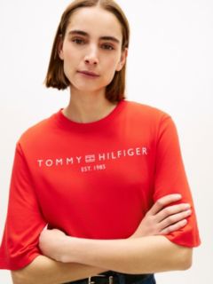 Logo Relaxed Crew Neck T-Shirt — Orange 2
