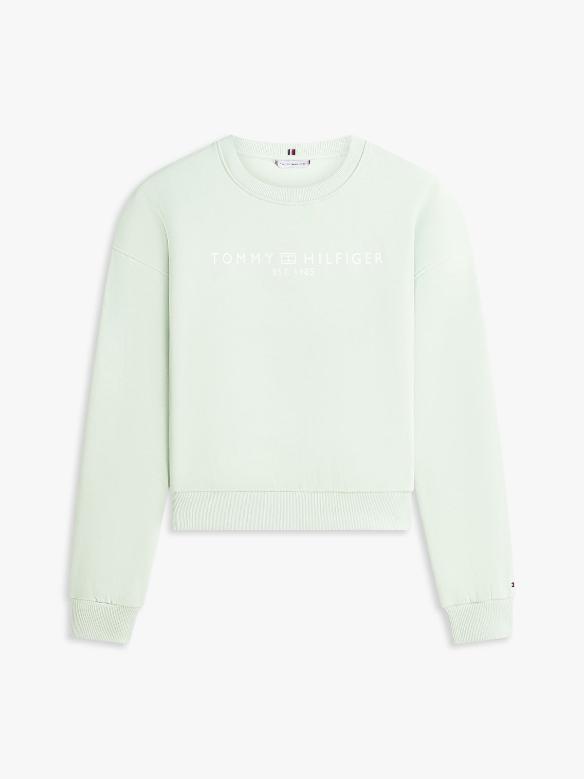 Logo Relaxed Fleece Sweatshirt — Green