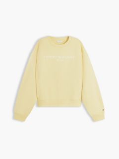 Logo Relaxed Fleece Sweatshirt — Yellow 5