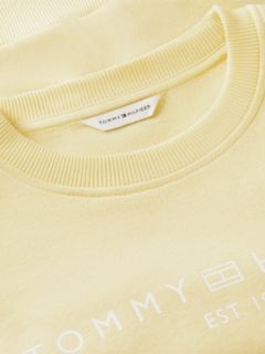 Logo Relaxed Fleece Sweatshirt — Yellow 6