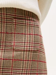 Check Tweed Mini Skirt — Multi 3