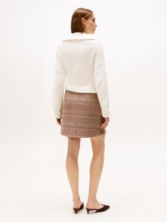 Check Tweed Mini Skirt — Multi 4