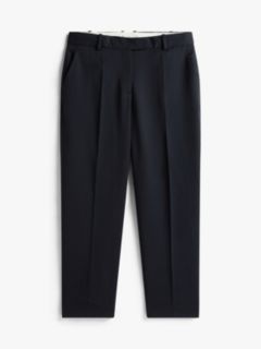 Timeless Slim Straight Leg Ankle Trousers — Burgundy 5