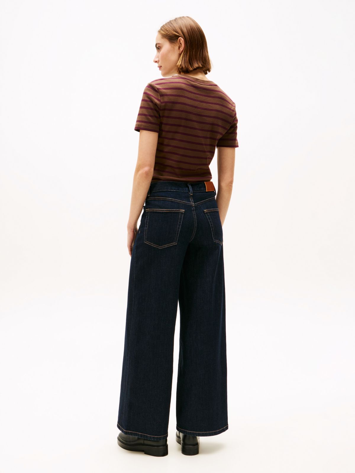 70s High Rise Wide Leg Jeans — Blue