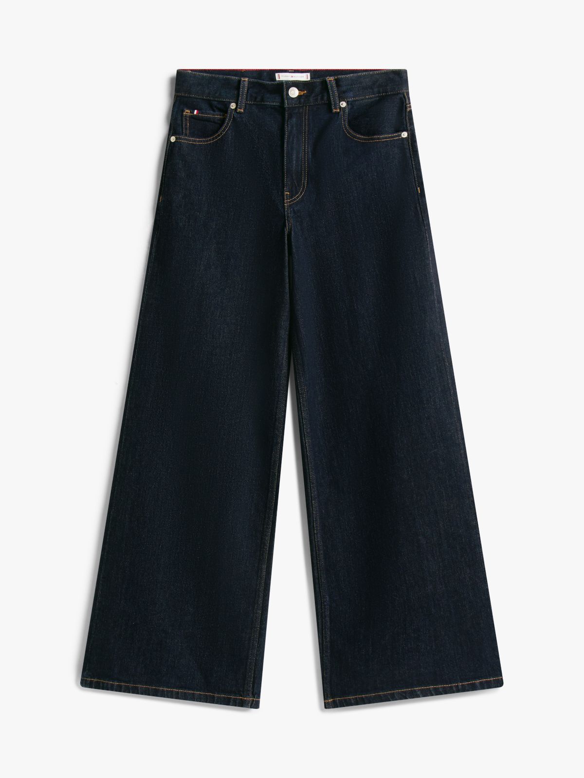 70s High Rise Wide Leg Jeans — Blue