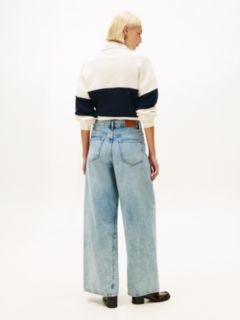 Twist '70s High Rise Wide Leg Jeans — Blue 4