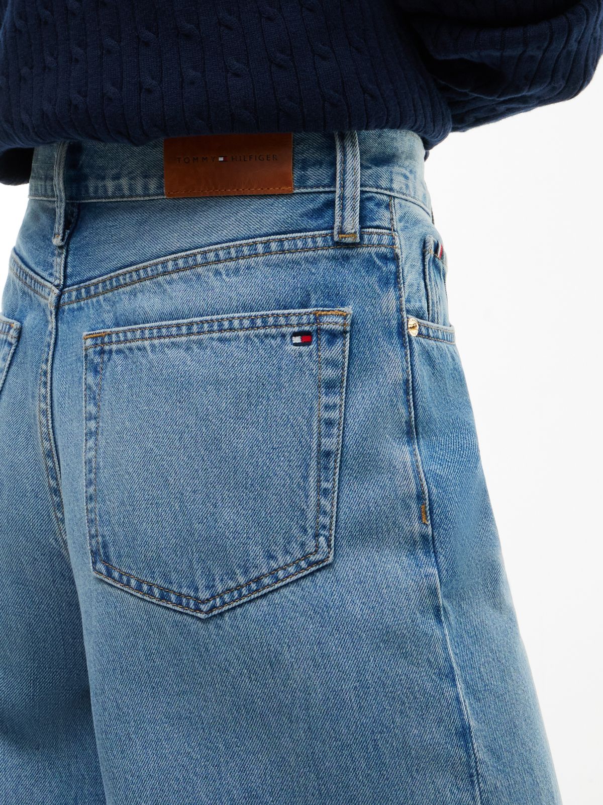 Indie High Rise Wide Jeans — Blue