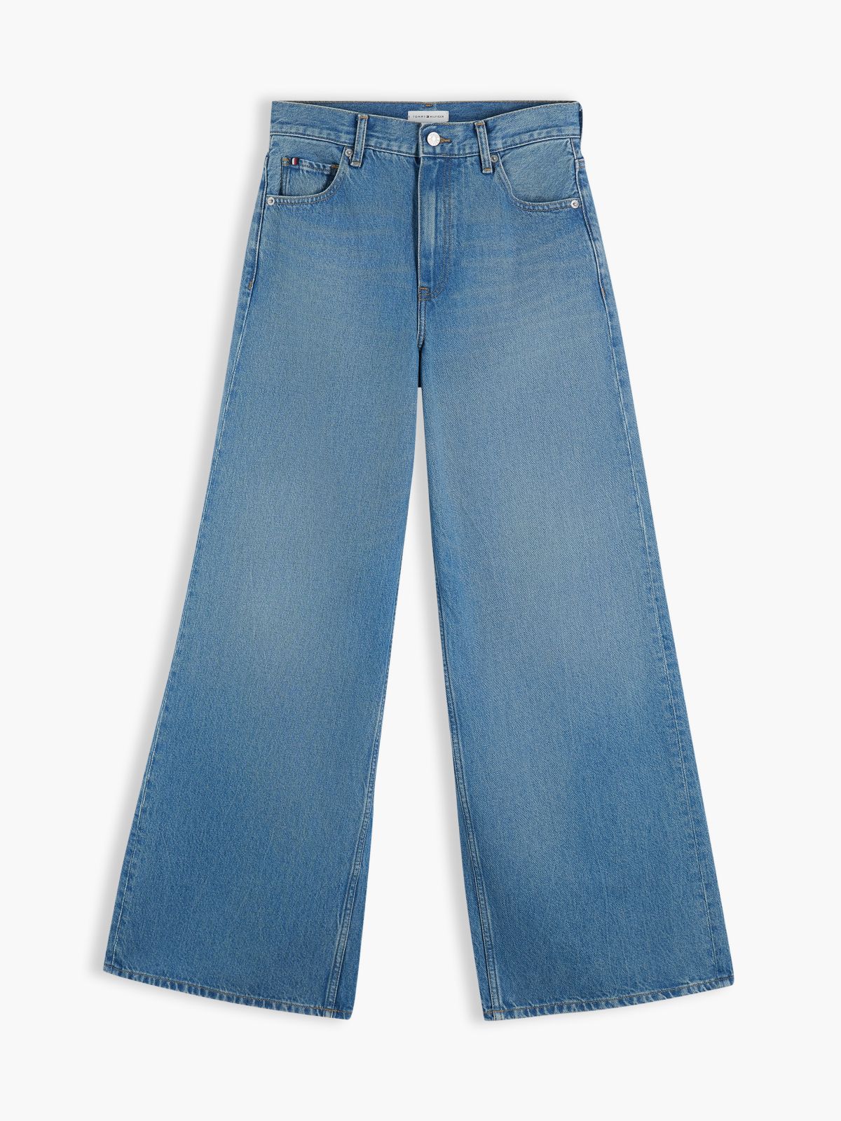 Indie High Rise Wide Jeans — Blue