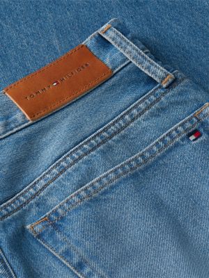 blue indie high rise wide jeans for women tommy hilfiger