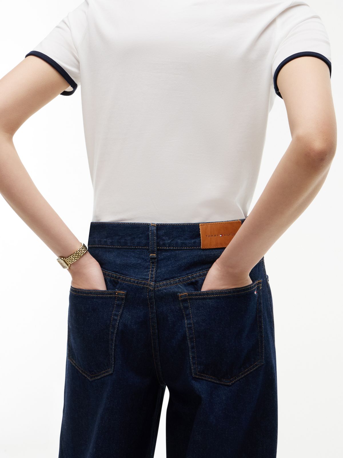Indie High Rise Wide Jeans — Blue