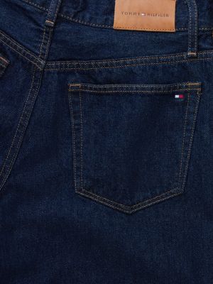 blue indie high rise '70s wide jeans for women tommy hilfiger