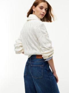 Indie High Rise Wide Jeans — Blue 4