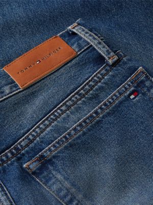 blue indie high rise '70s wide jeans for women tommy hilfiger