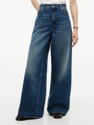 denim indie high rise '70s wide jeans for women tommy hilfiger